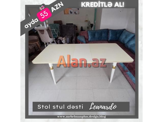 Stol stul dəsti Leanardo KREDİTLƏ | ENDİRİM
