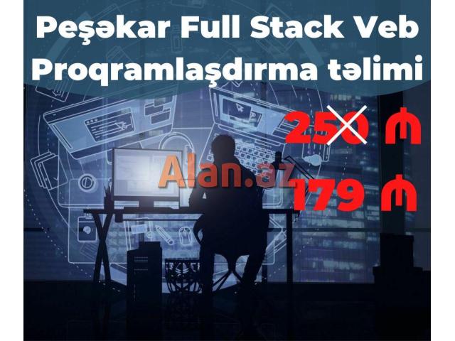 Peşəkar Full Stack Veb Proqramlaşdırma təlimi