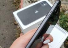 İphone 11 black, 64gb yaddaş, 90% pil ömrü, ikinci əl telefon.