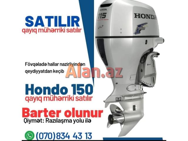 Honda 150 qayıq-SATILIR(TƏCİLİ)