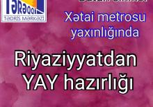 Yayda riyaziyyat hazırlığı