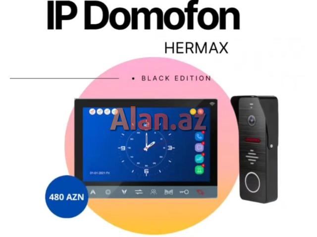 Domofon Hermax ZD-125 satisi ve qurasdirilmasi