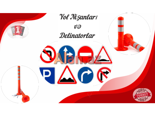 Yol nişanları və delinatorlar