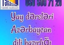 Yayda Azərbaycan dili hazırlığı