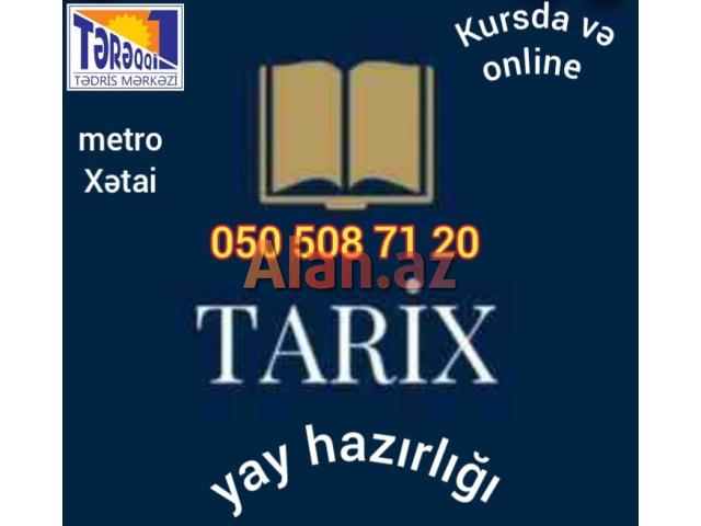 Yayda tarix hazırlığı