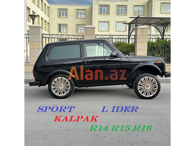 diskqapagi lider sport kalpak R14 R15 R16