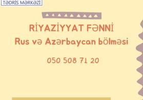 Riyaziyyat hazırlığı