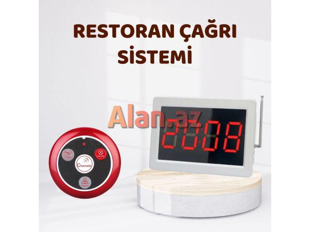 Restoran cağrı sistemi satısı ve qurasdirilmasi