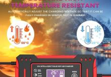 Avtomobil və Motosiklet üçün 12v Batarya Şarj Aləti
