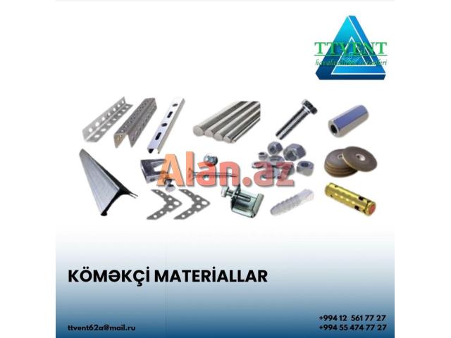 Havalandırma üçün köməkçi materiallar