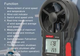 Anemometr WINTACT WT 87B