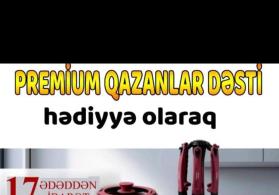 17 parçalı Qazan dəsti Hədiyyə