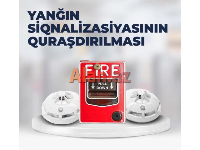 Yanğın siqnalizasiyaları.