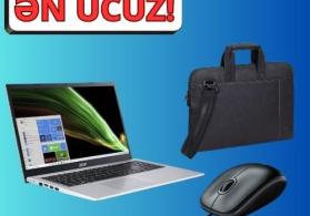 ACER Aspire Notbuk Çanta və mouse hədiyyə!