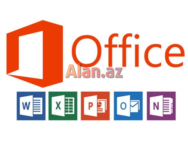 Ofis (Windows, Word, Excel, Power Point) dərslər