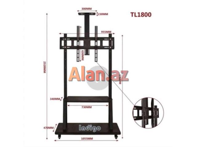 Təkərli tv stend satılır