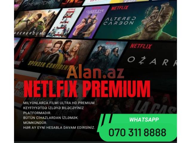 Netflix və diger hesabların satışı