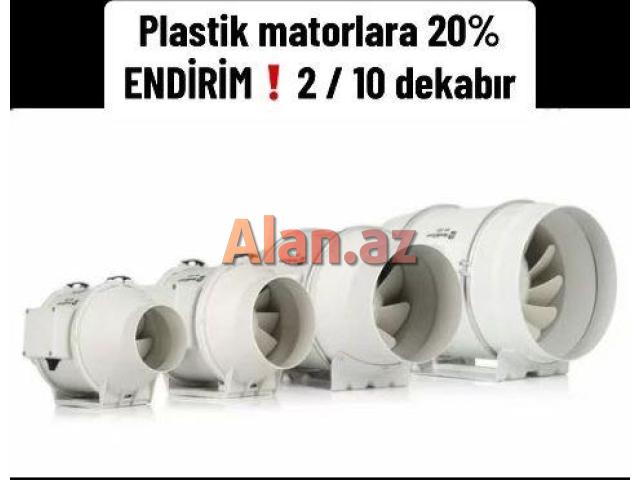 Havalandırma üçün Plastik Motor