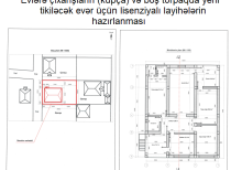 Bütün növ tikintilərin memarlıq layihələrinin, cizgi və çertyojlarının hazırlanması