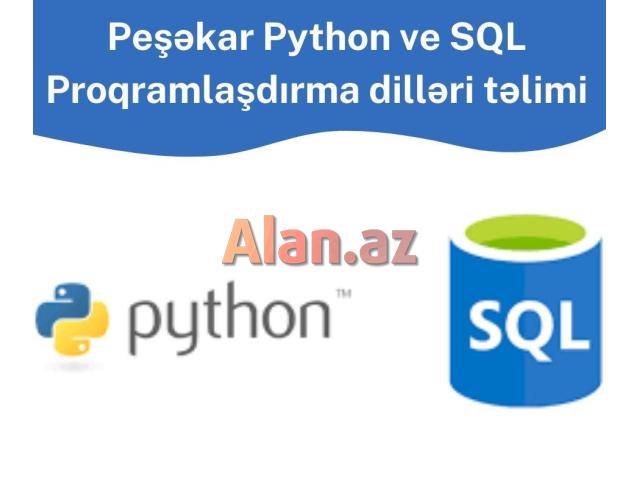 Peşəkar Python ve SQL təlimi