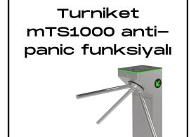 Turniket mTS1000 anti-panic funksiyalı