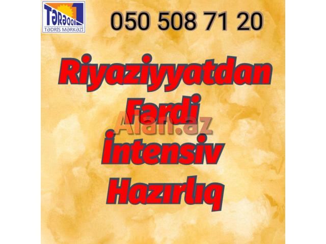 Fərdi intensiv riyaziyyat hazırlığı