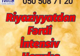 Fərdi intensiv riyaziyyat hazırlığı