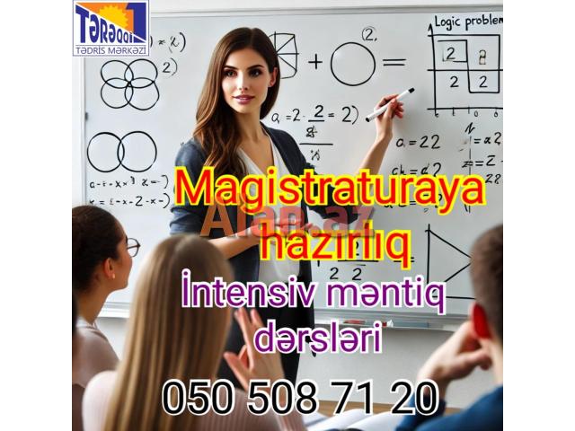 Magistraturaya intensiv məntiq dərsləri