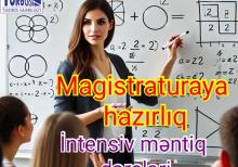Magistraturaya intensiv məntiq dərsləri