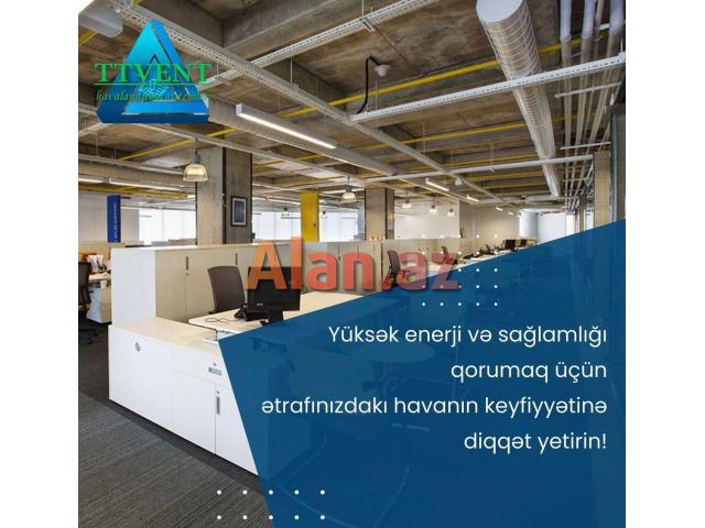 Havalandırma sistemlərinin satışı və quraşdirilması