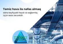 Havalandırma sistemlərinin satışı və quraşdirilması