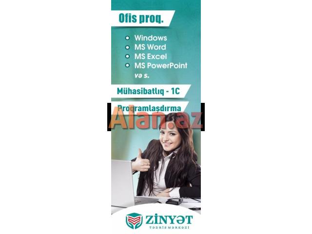 ENDİRİM.Kompyuter Proqramlarından-Ofis (Windows, Word, Excel, Power Point) dərslərinə