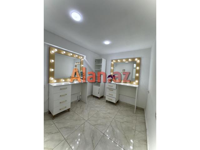 Yol kenari tam esyali icinde lazer aparatida var