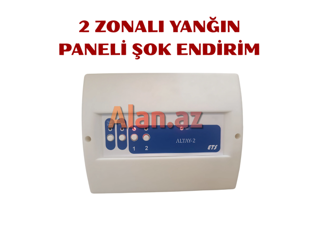 2 Zonalı Yanğın Paneli – Ucuz Qiymət, Zəmanətli Satış