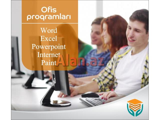 Kompyuter Proqramlarından-Ofis (Windows, Word, Excel, Power Point) dərsləimiz