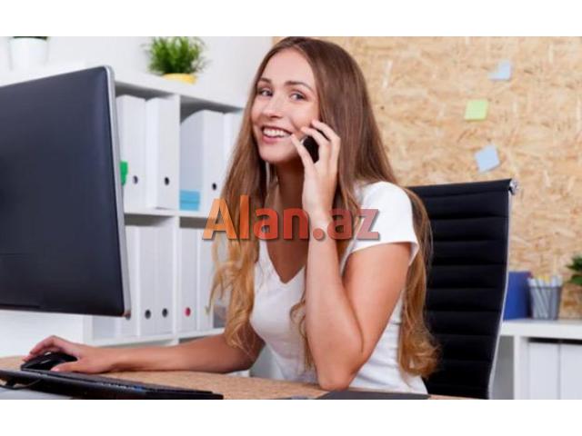 Operator tələb olunur.İş ofis dxili
