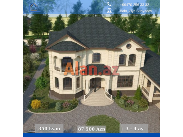 Bağ evlərinin tikintisi