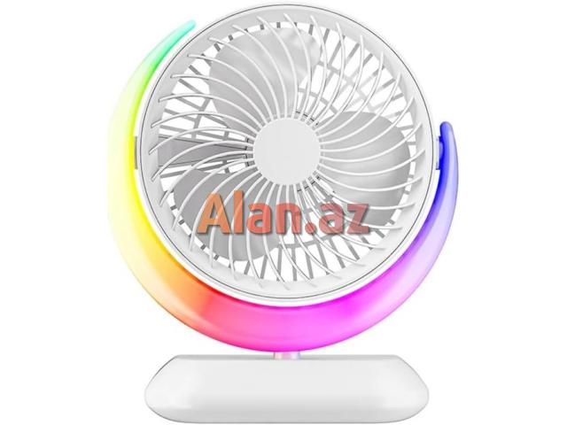 Luna RGB Mini Sərinkeş Sarj Oluna Bilən