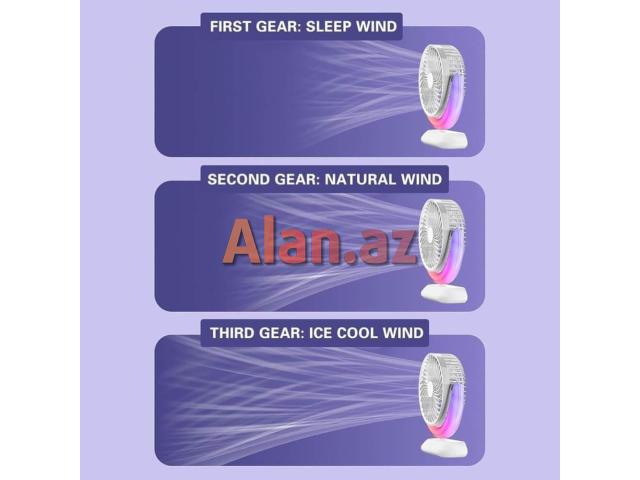 Luna RGB Mini Sərinkeş Sarj Oluna Bilən