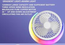 Luna RGB Mini Sərinkeş Sarj Oluna Bilən