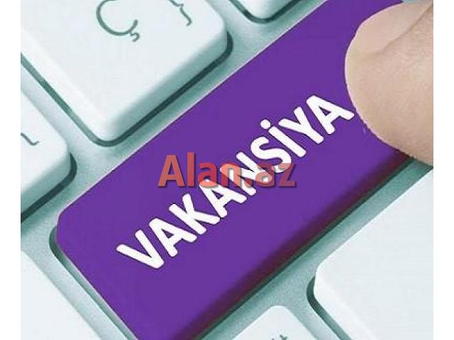 Qablaşdırıcı xanım tələb olunur