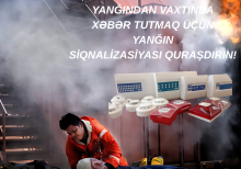 Peşəkar yanğın avadanlıqları ilə təhlükəni uzaqlaşdır