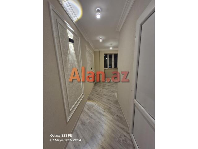 3 otaqli menzil Kiyev lay 9/4 80m2 Orta block