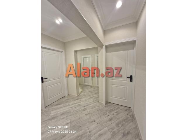 3 otaqli menzil Kiyev lay 9/4 80m2 Orta block