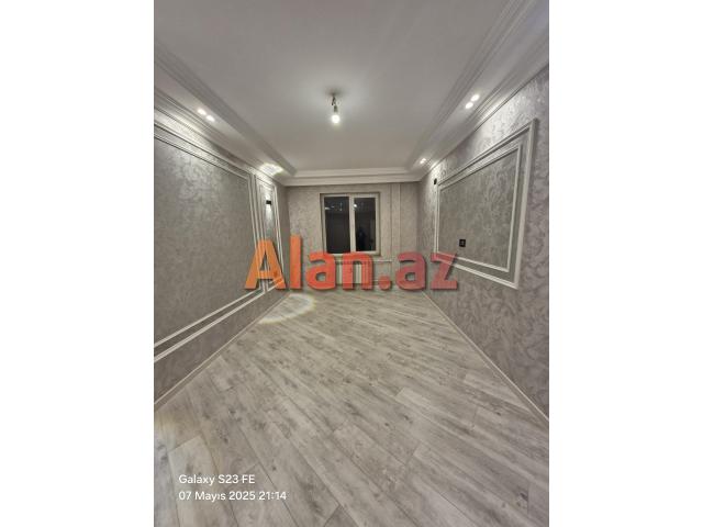 3 otaqli menzil Kiyev lay 9/4 80m2 Orta block