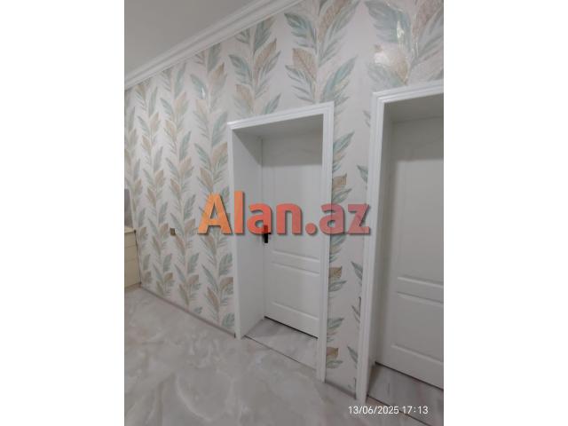 3 otaq menzil kiraye verlir