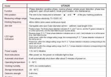 Faza detektoru UNI-T UT 262E