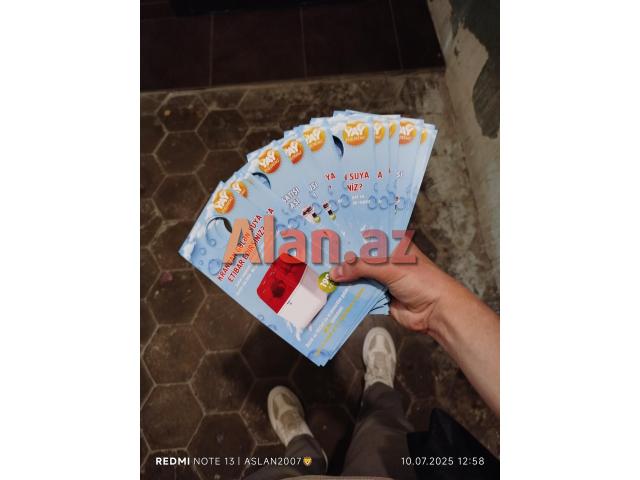 Buklet Paylama işi Axtarıram