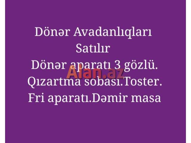Dönər Avadanlıqları satılır.