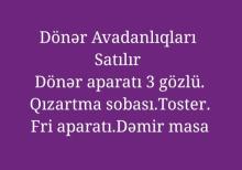 Dönər Avadanlıqları satılır.